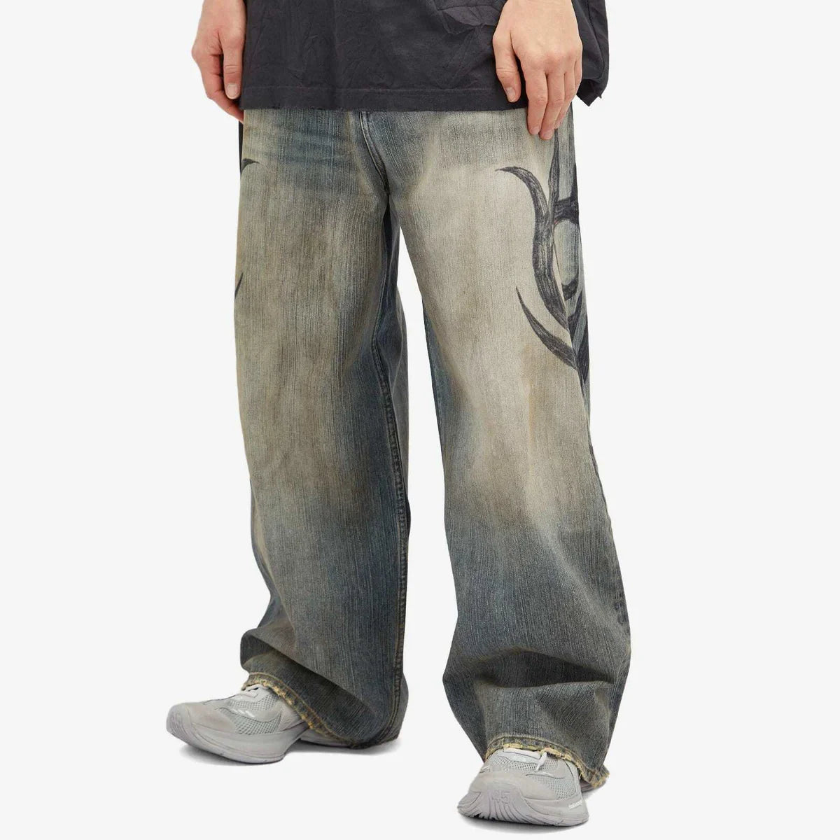 Faded Tribal Jeans