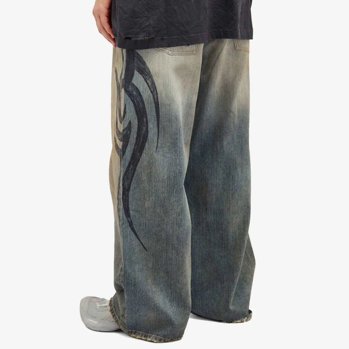 Faded Tribal Jeans